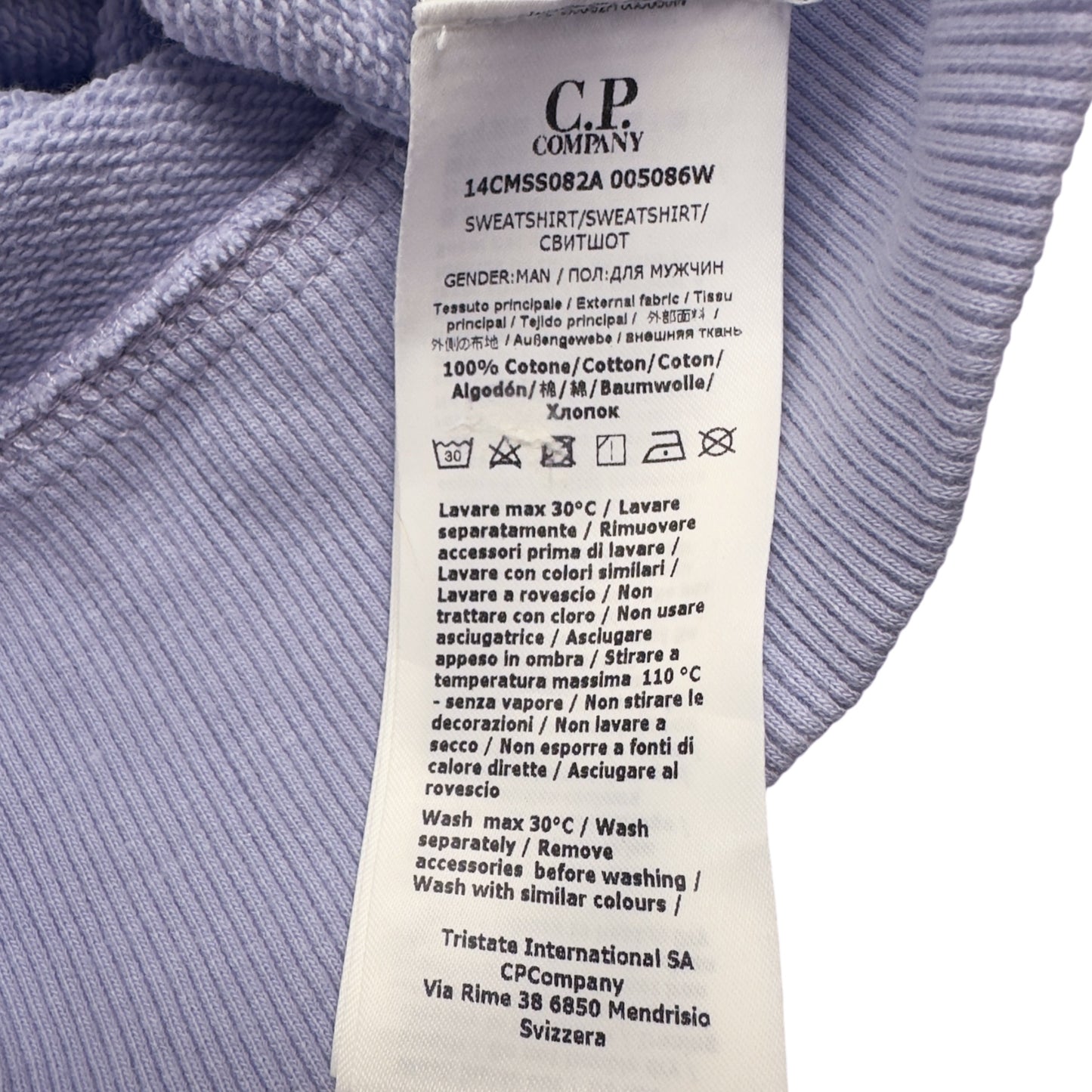 C.P. Company Diagonal Raised Fleece Goggle Full Zip