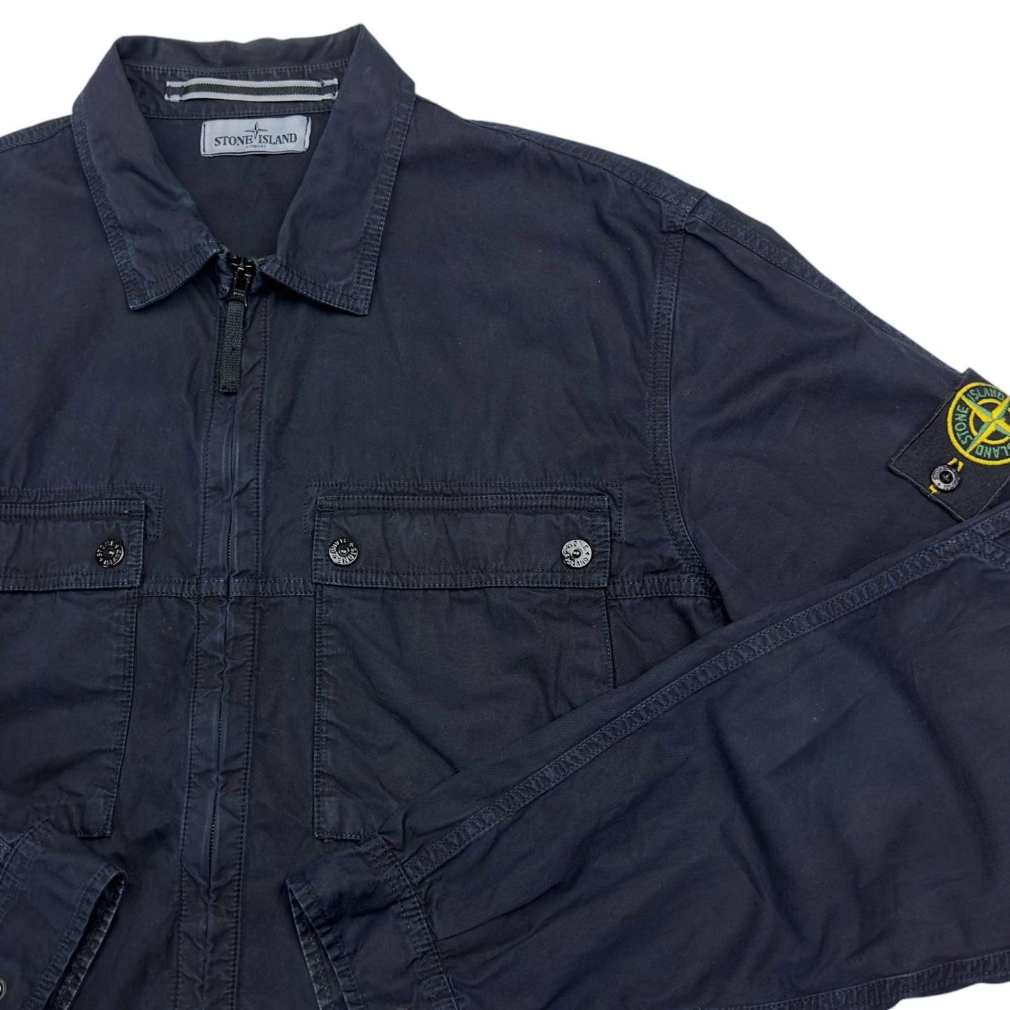 A/W 13 Stone Island Cotton Overshirt - Navy