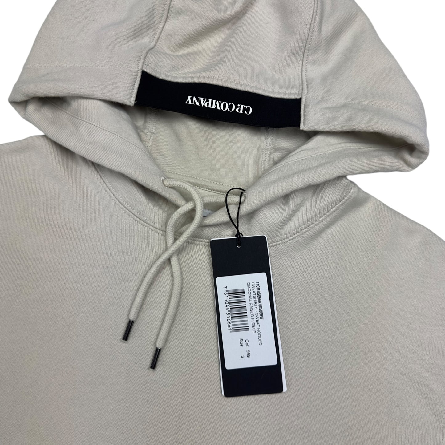 C.P. Company Diagonal Raised Fleece Lens Hoodie