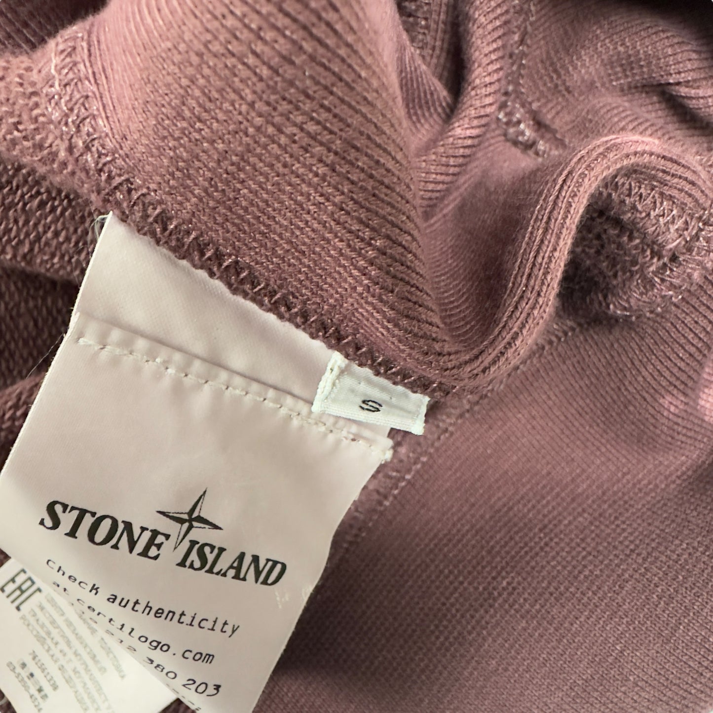 S/S 22 Stone Island OVD Hoodie - Burgundy