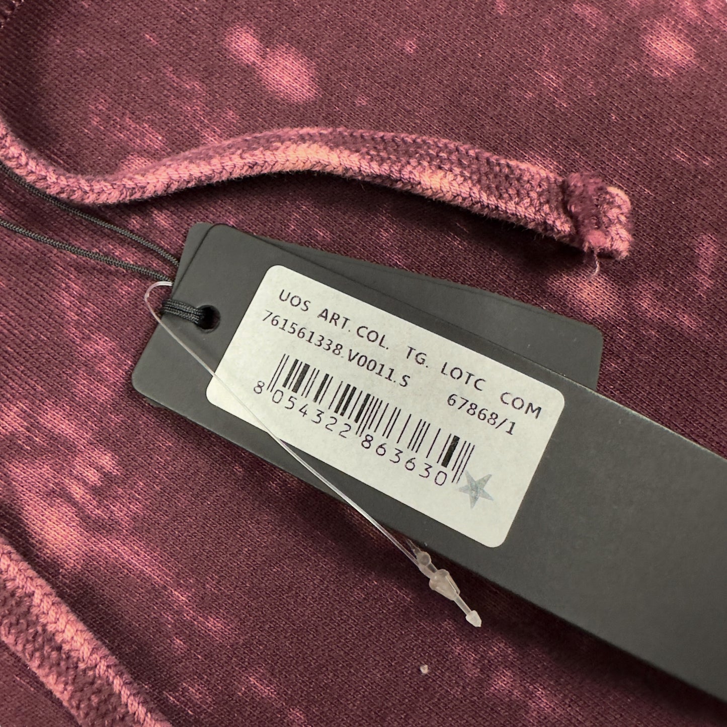 S/S 22 Stone Island OVD Hoodie - Burgundy
