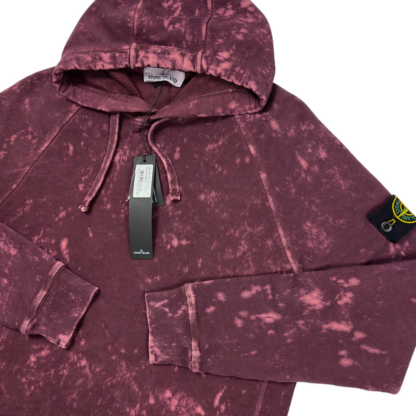 S/S 22 Stone Island OVD Hoodie - Burgundy