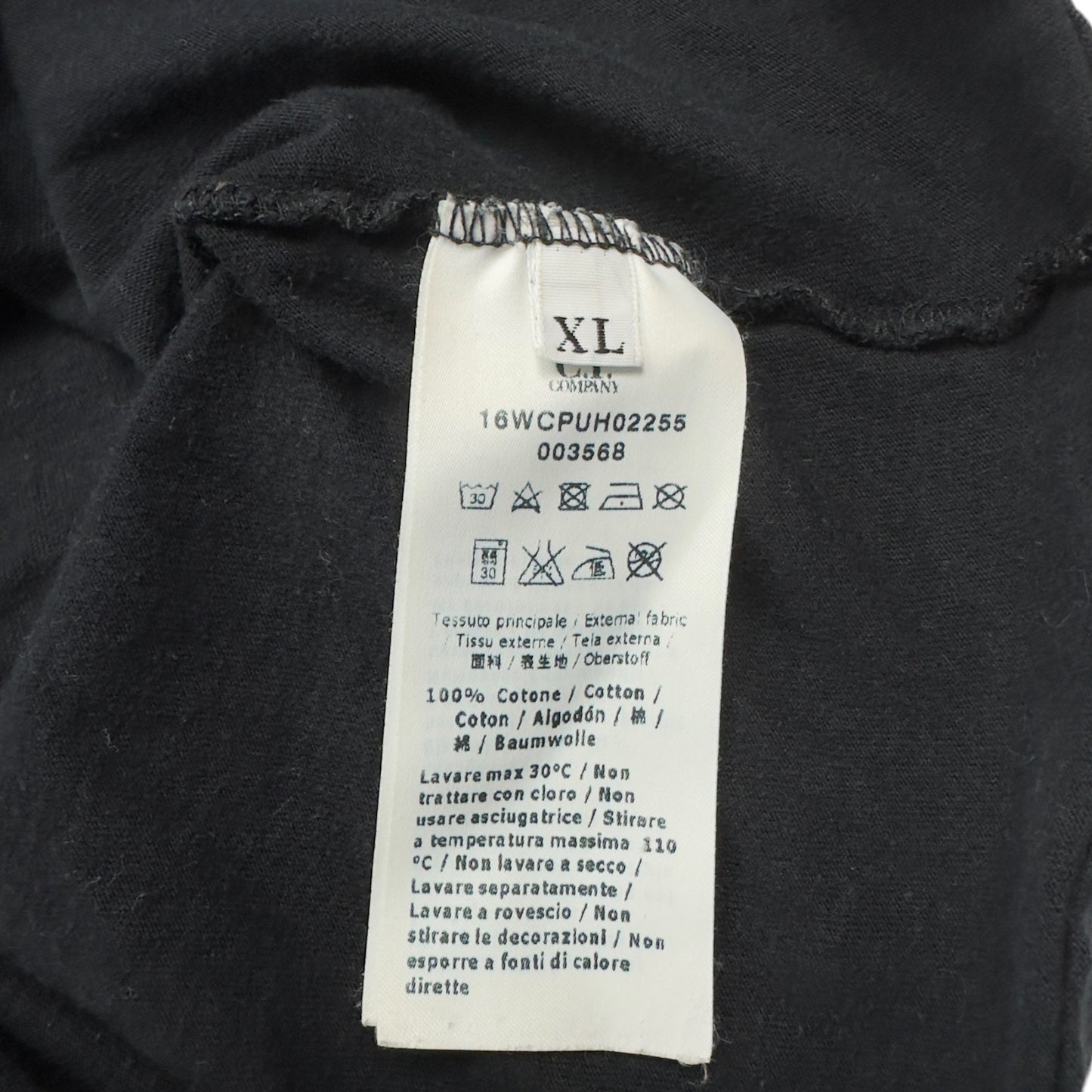 C.P. Company Big Stitch Logo T-Shirt - Navy