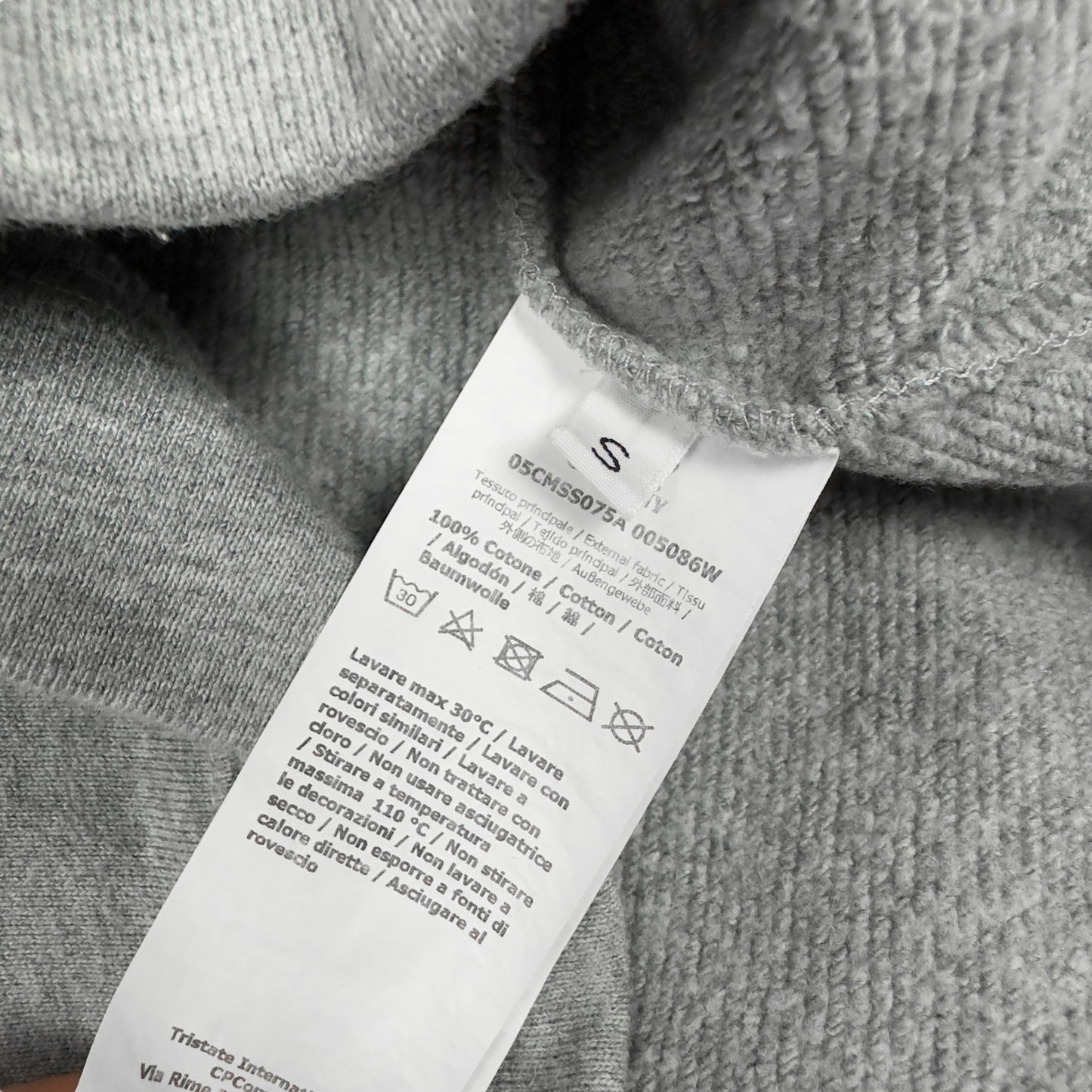 C.P. Company Chest Logo Crewneck Sweater