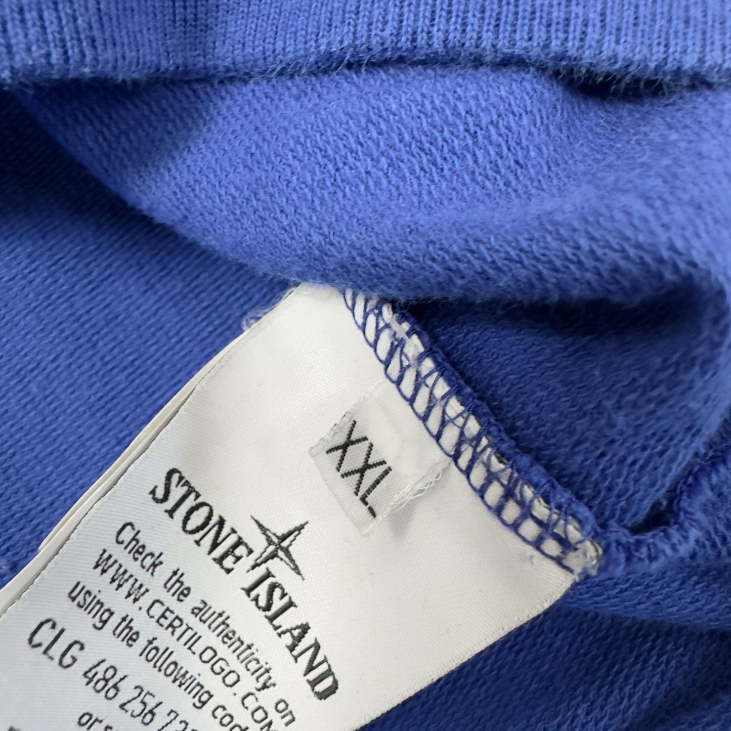 S/S 16 Stone Island Patch Project Sweater Blue