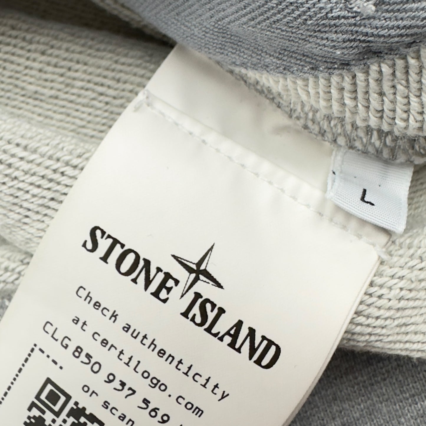 S/S 22 Stone Island Hoodie - Grey