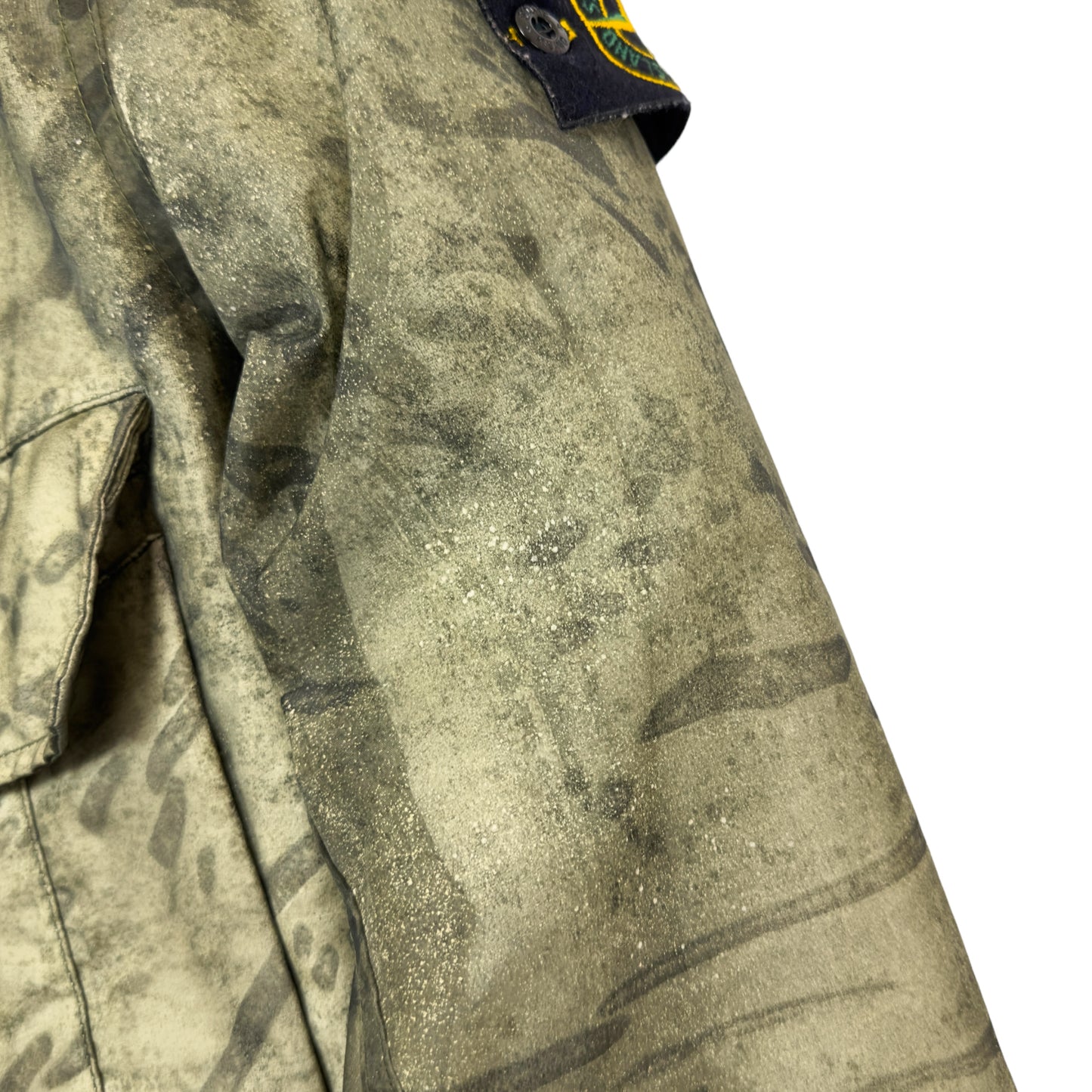 A/W 01 Stone Island Camo Monofilament Jacket with Wool Liner
