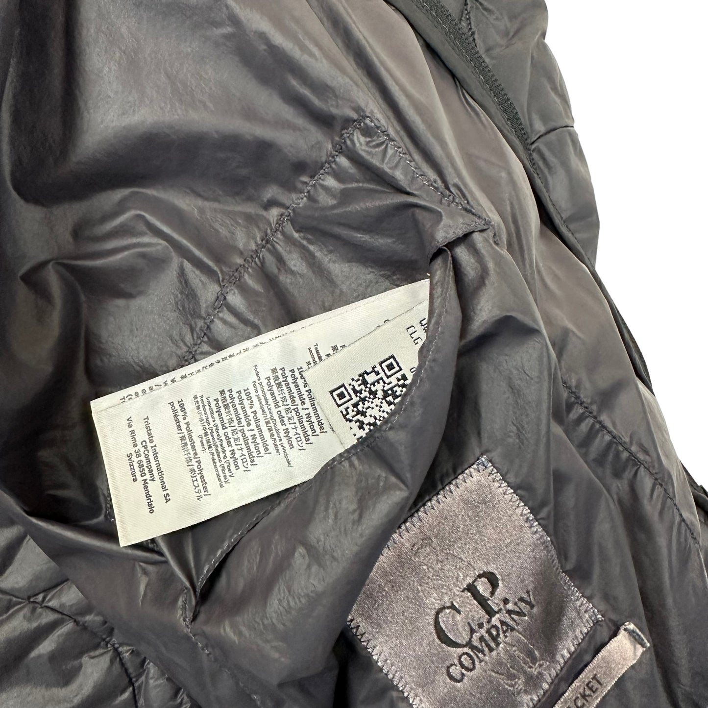 A/W 20 C.P. Company Migration Shading Quilted Goggle Jacket