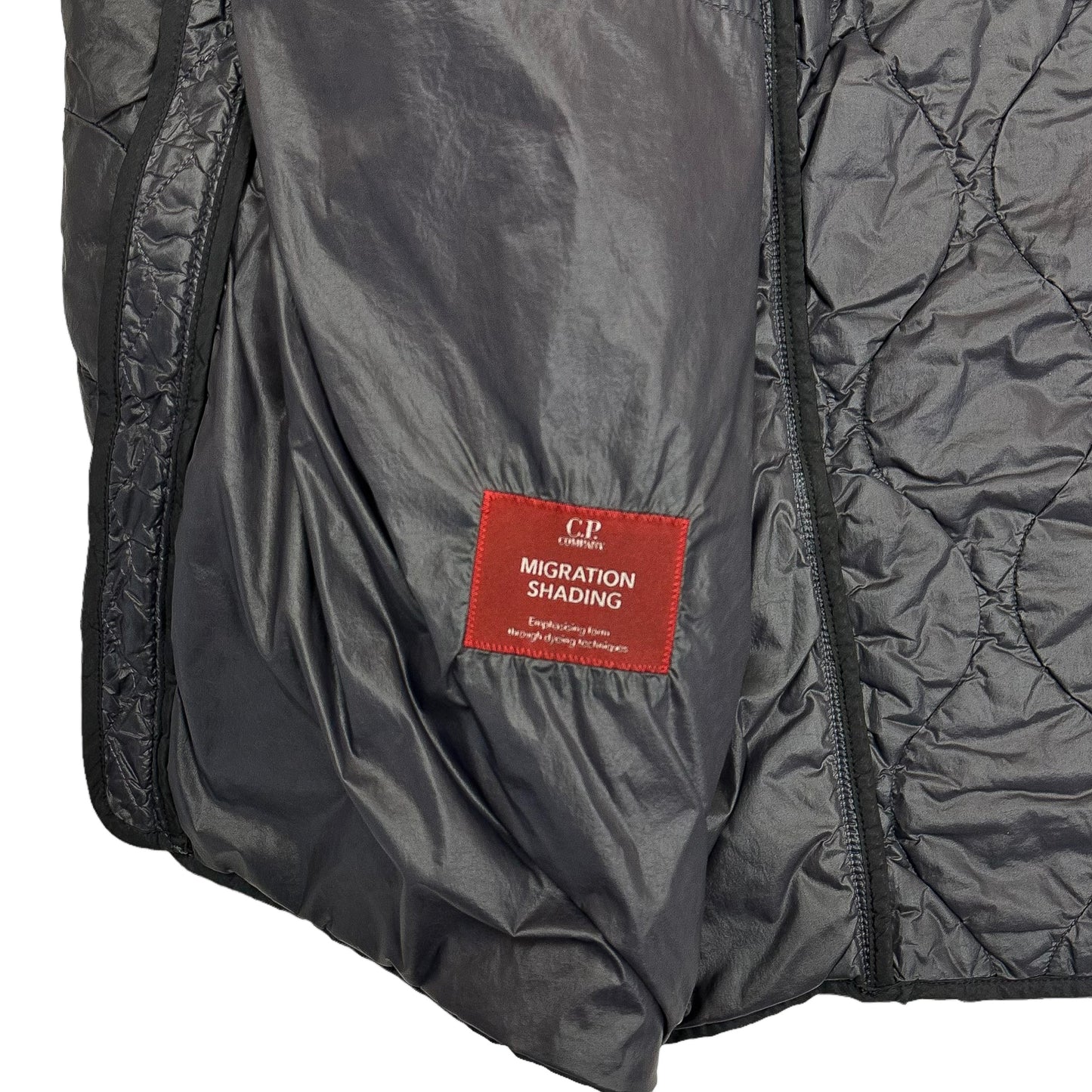 A/W 20 C.P. Company Migration Shading Quilted Goggle Jacket