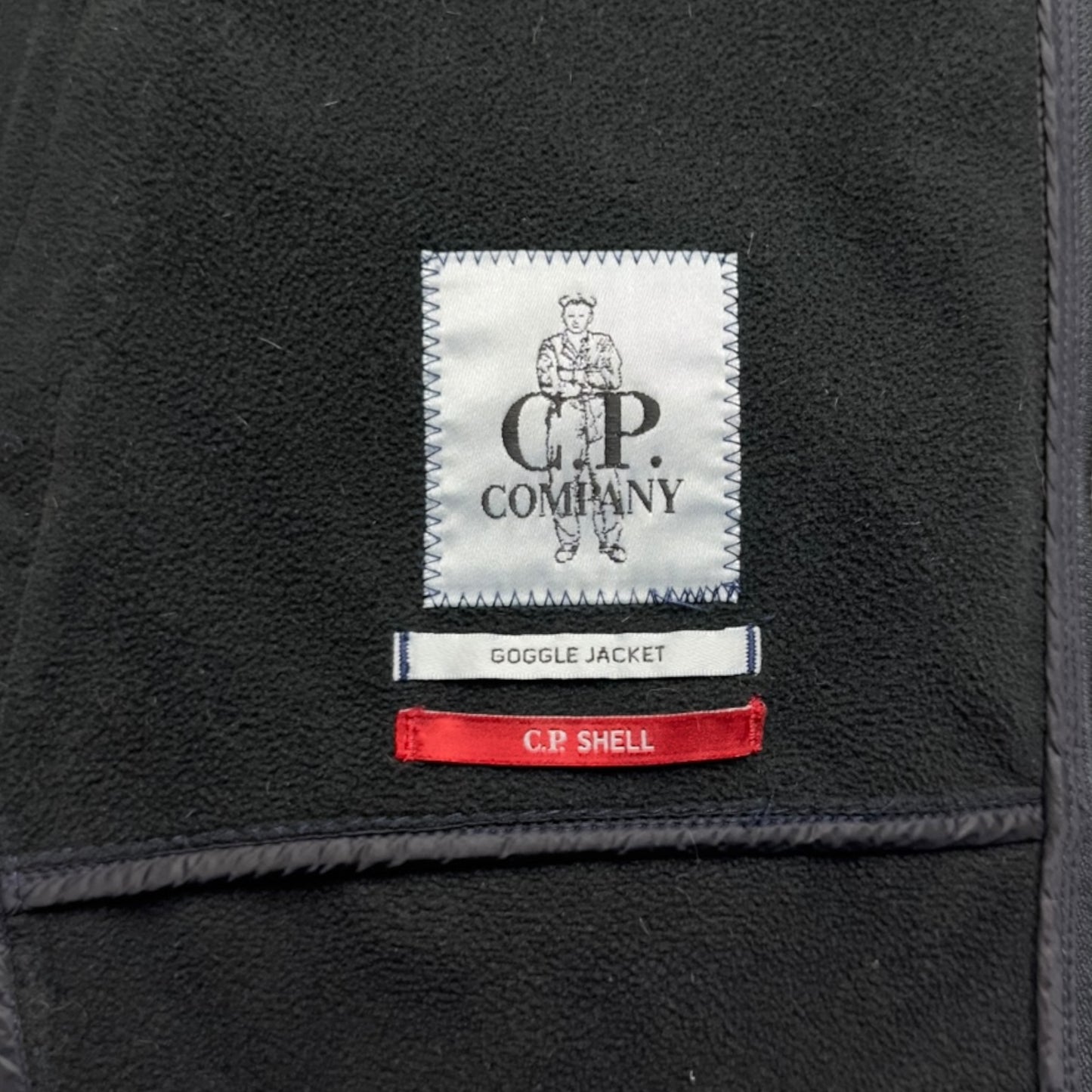 C.P. Company Soft Shell Goggle Jacket - Navy