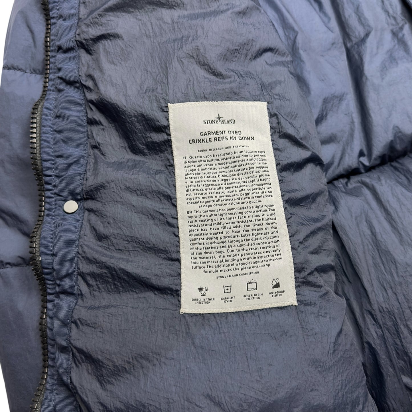 A/W 20 Stone Island Crinkle Reps Down Jacket