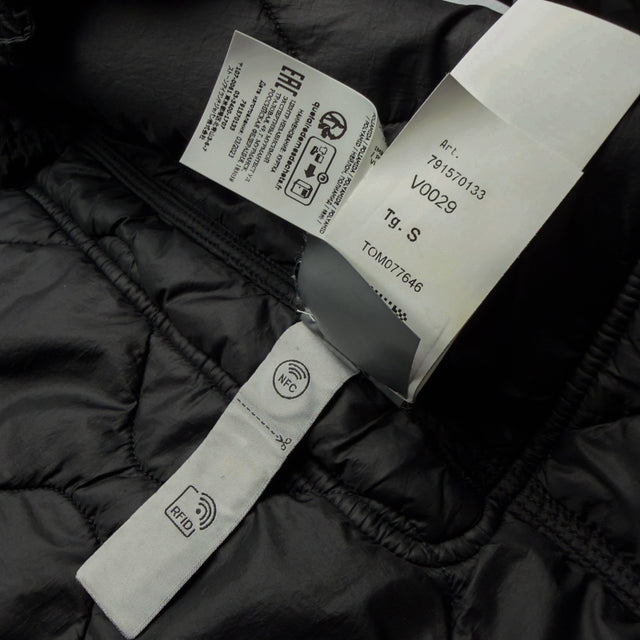 A/W 23 Stone Island 50 Fili Quilted-TC Hooded Parka - Black