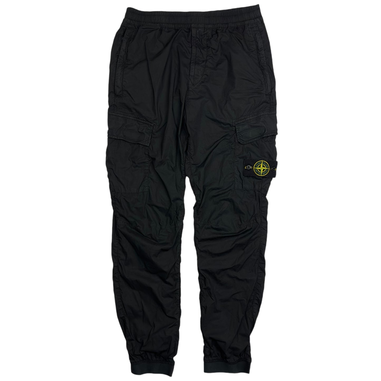 S/S 21 Stone Island Stretch Cotton Cuffed Cargo Trousers