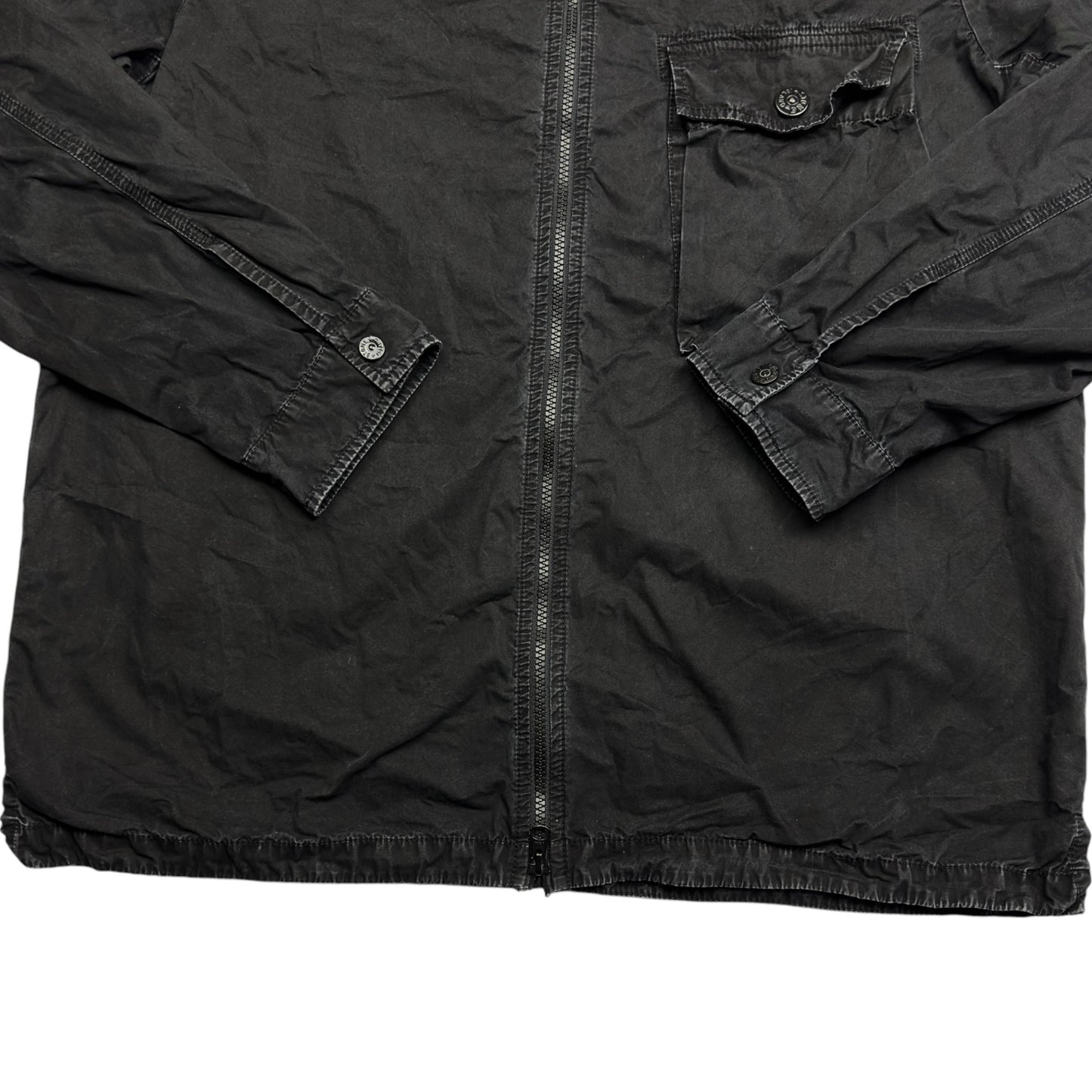 S/S 20 Stone Island Cotton Overshirt - Black
