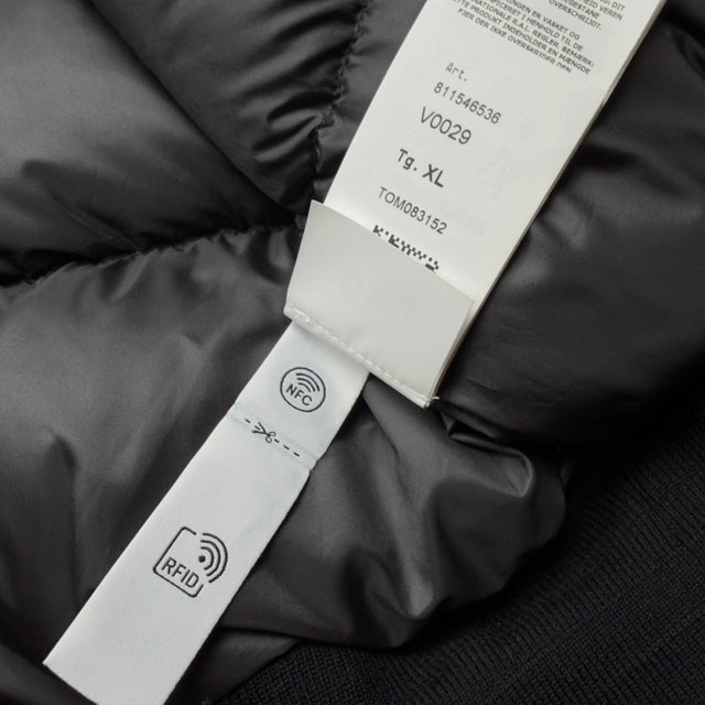 A/W 24 Stone Island Diagonal Nylon Down Bomber Jacket - Black