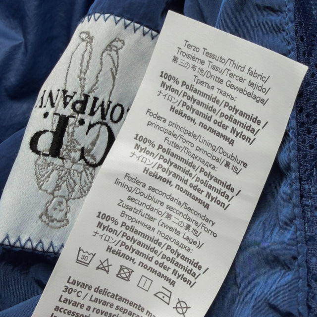 S/S 25 C.P. Company CS II Mixed Hooded Lens Jacket - Blue