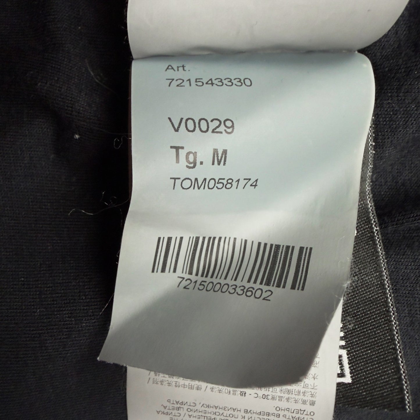 S/S 20 Stone Island Crinkle Reps Jacket - Black