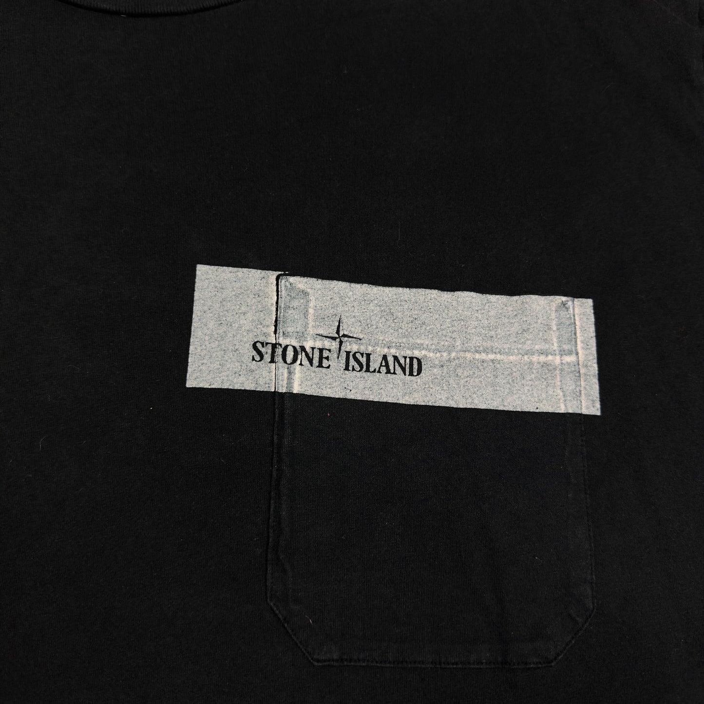 S/S 18 Stone Island Pocket T-Shirt - Black
