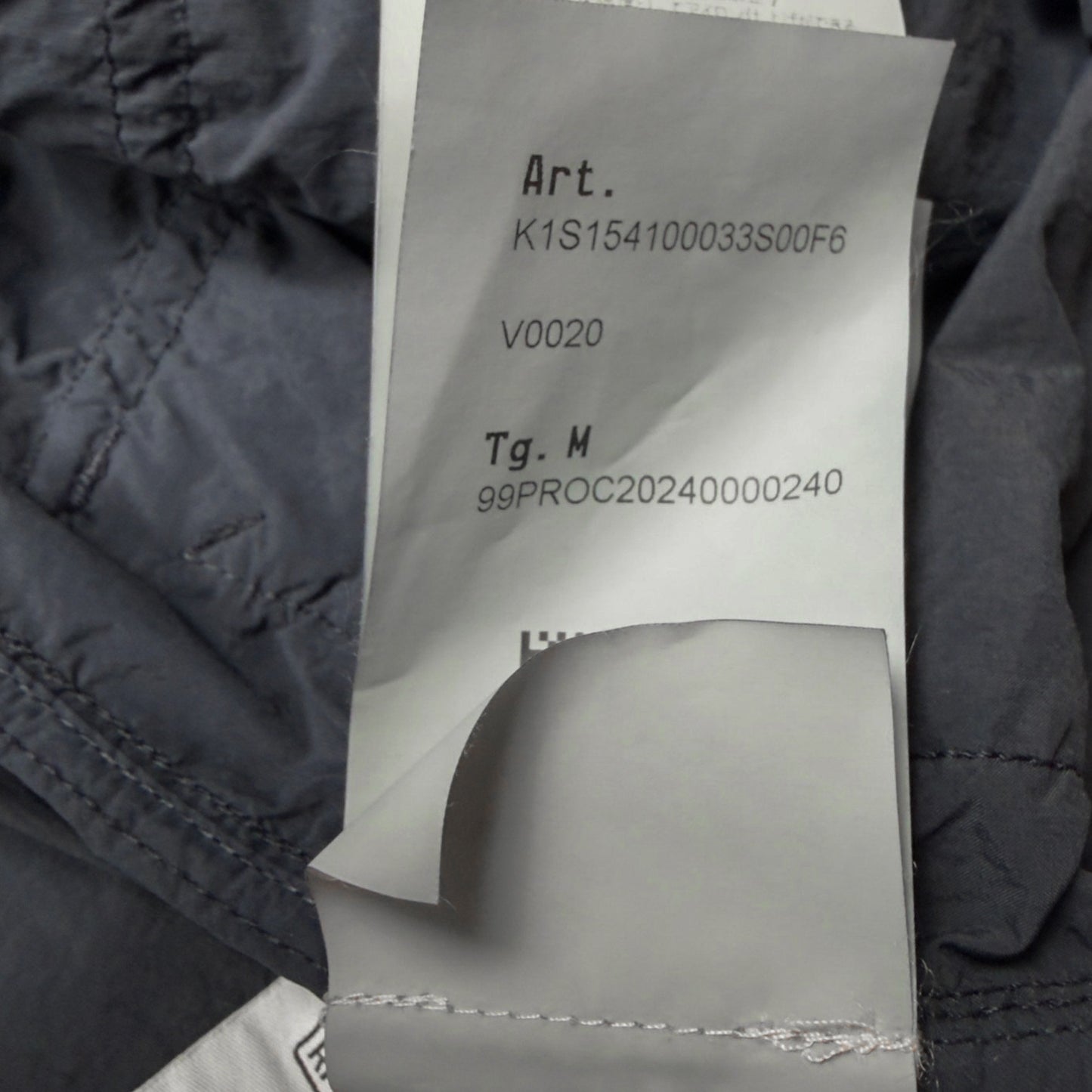 S/S 25 Stone Island Nylon Smerigliato Ghost Piece Field Jacket - Navy
