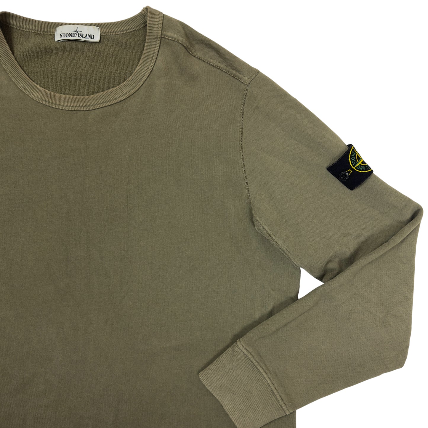 A/W 18 Stone Island Cotton Crew Neck Sweater Sage