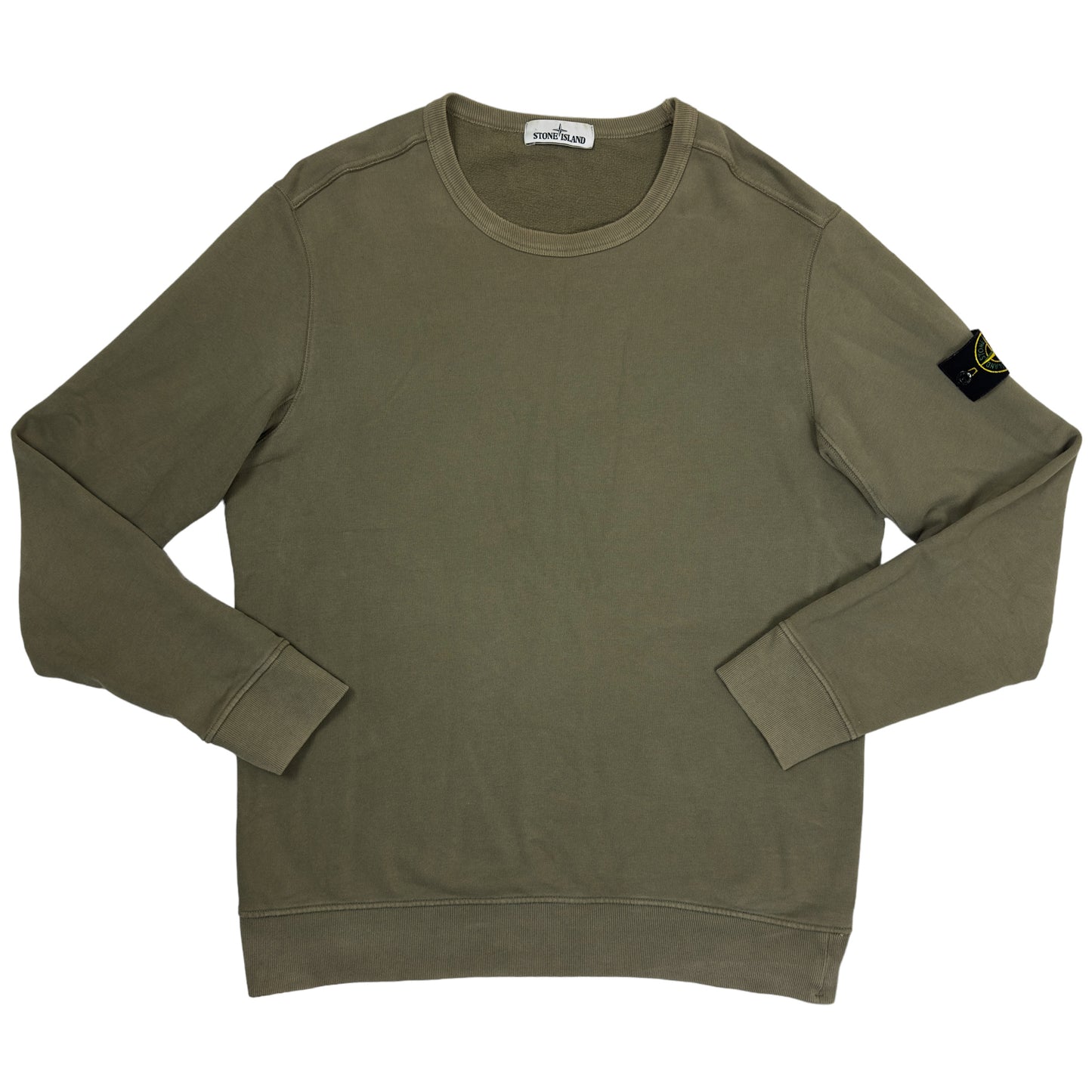A/W 18 Stone Island Cotton Crew Neck Sweater Sage