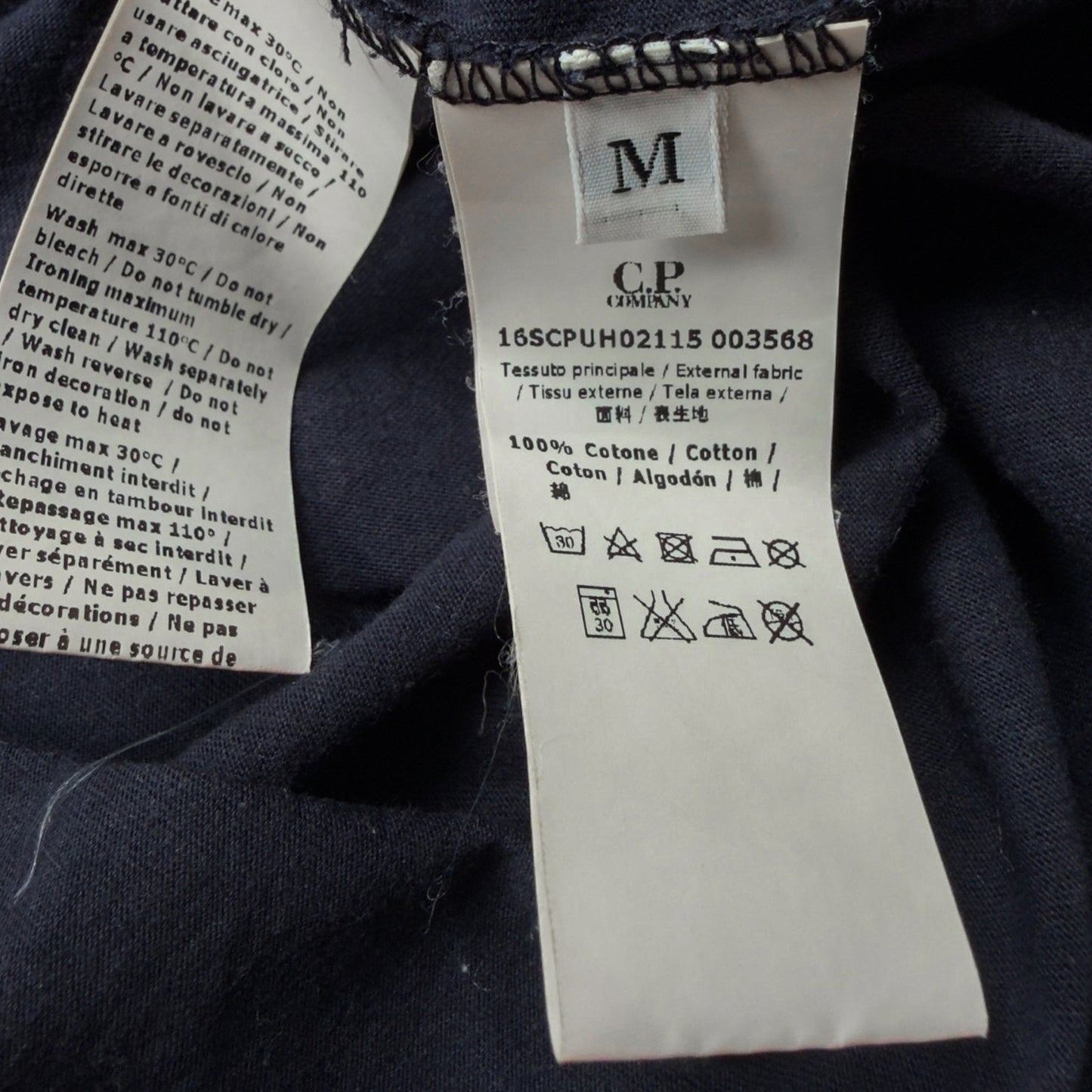 C.P. Company Spellout T-Shirt - Navy