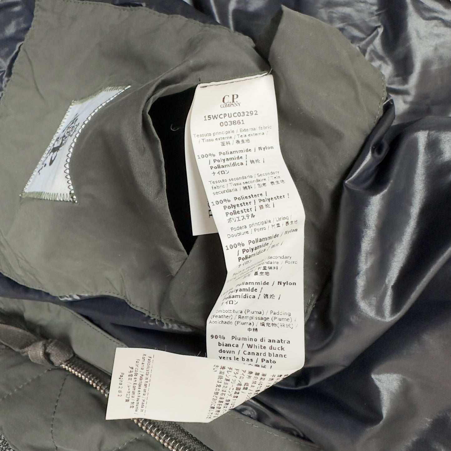 C.P. Company JPT Tweed Down Jacket