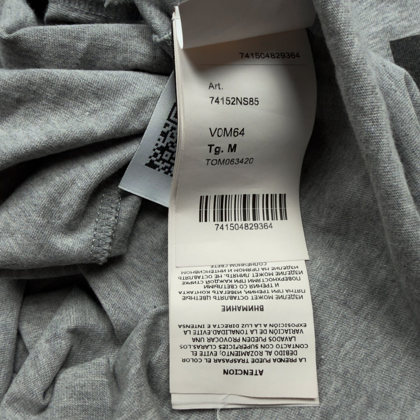 S/S 21 Stone Island Marble Three Print T-Shirt - Grey