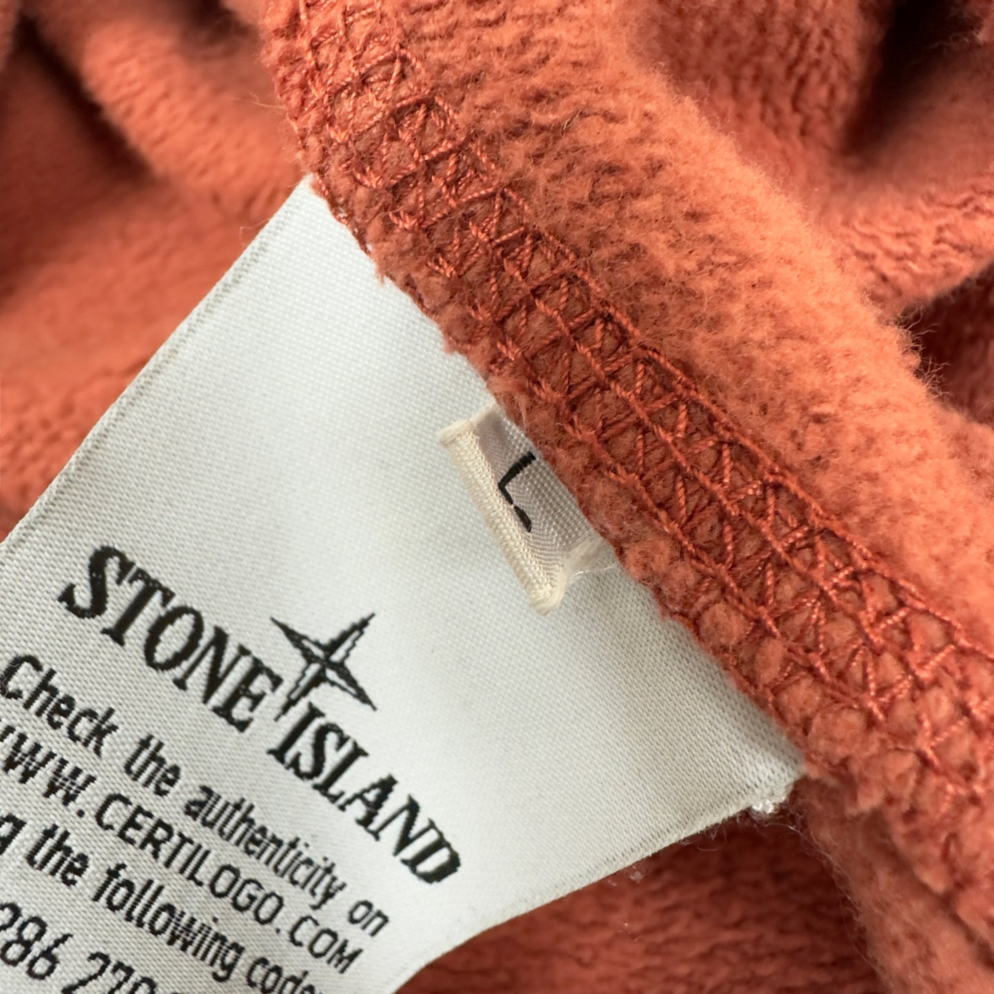 A/W 19 Stone Island Hoodie Coral