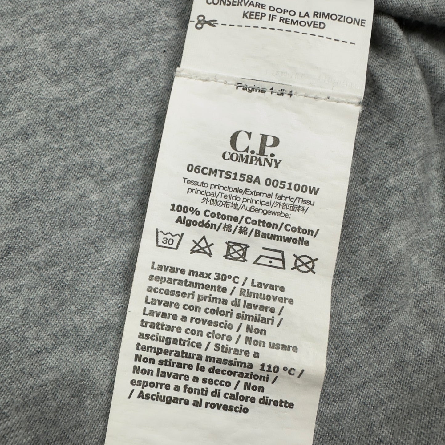 C.P. Company Reflective Logo T-Shirt