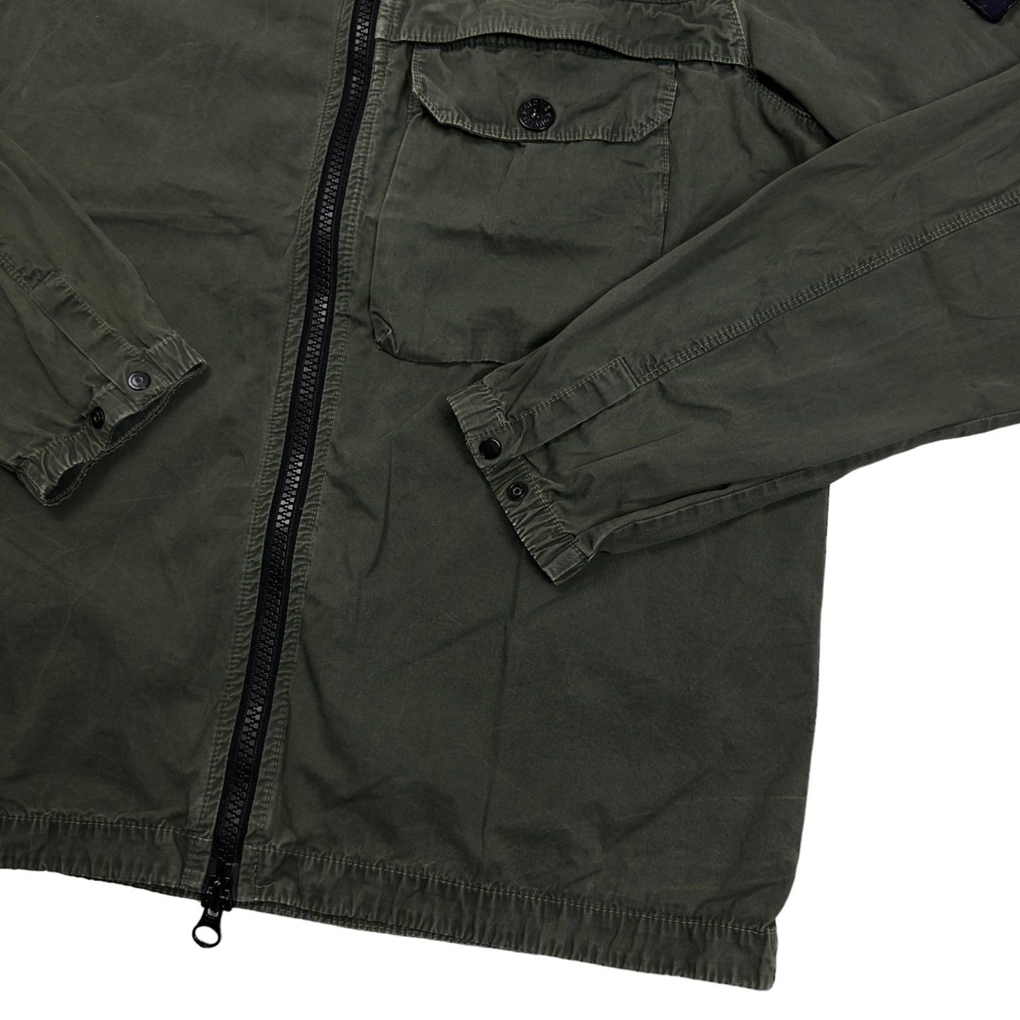 A/W 20 Stone Island Pocket Overshirt - Dark Green