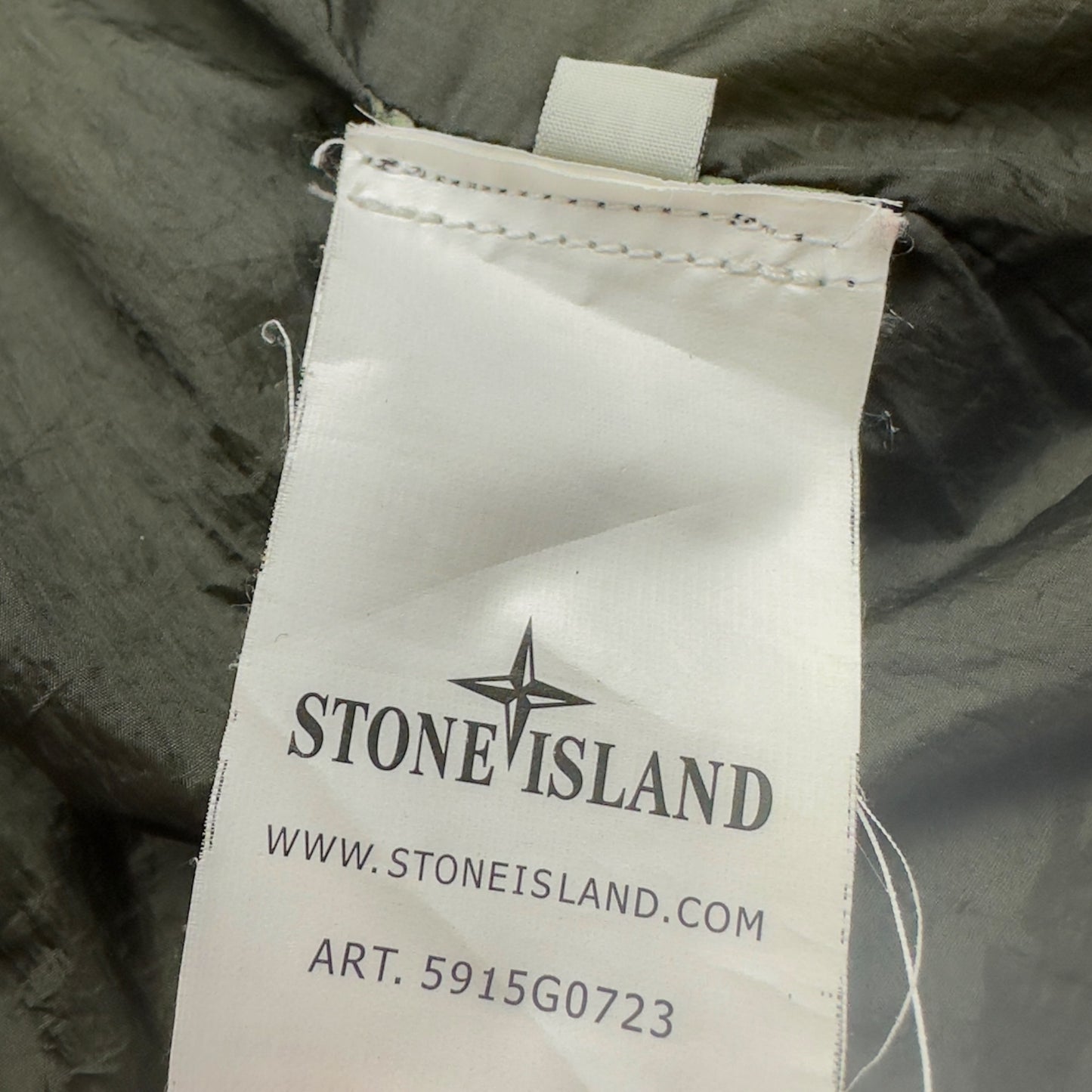 A/W 13 Stone Island Crinkle Reps NY Down Gilet - Khaki