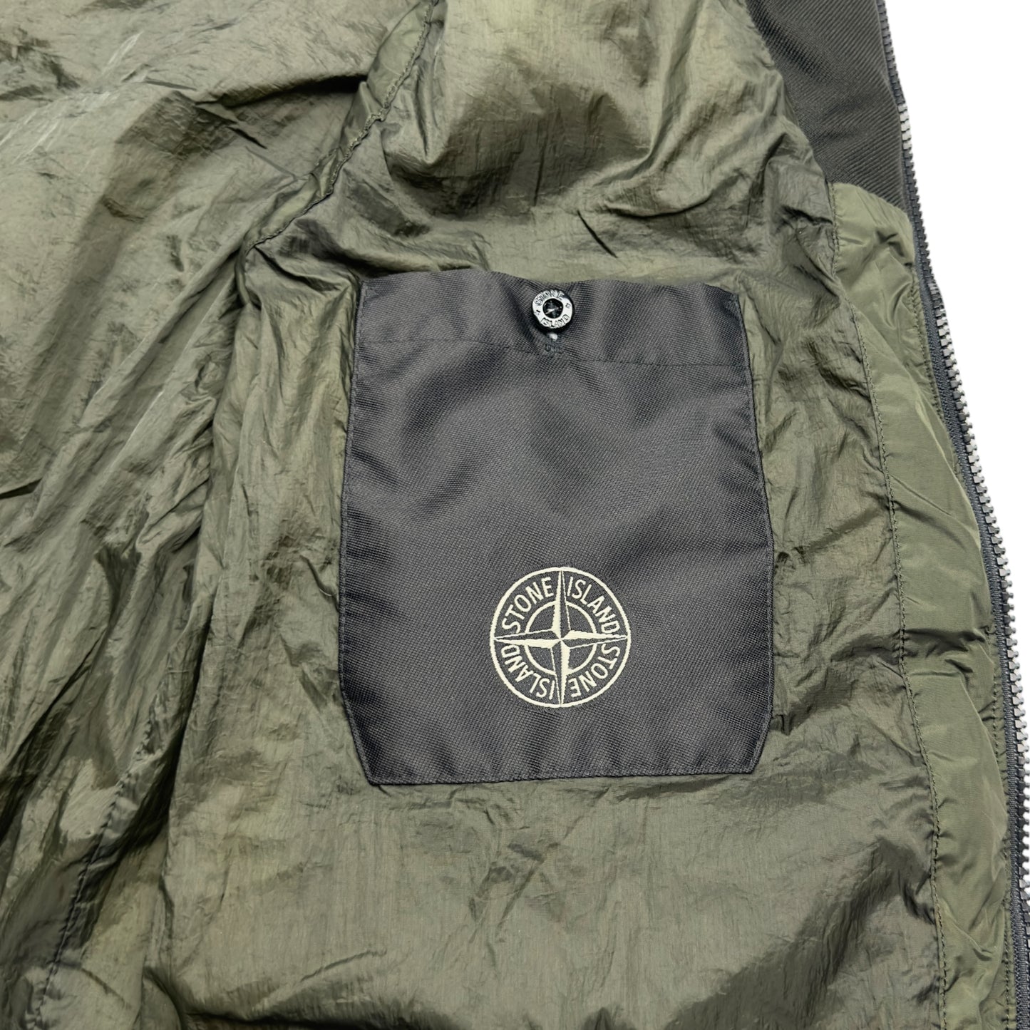 A/W 13 Stone Island Crinkle Reps NY Down Gilet - Khaki