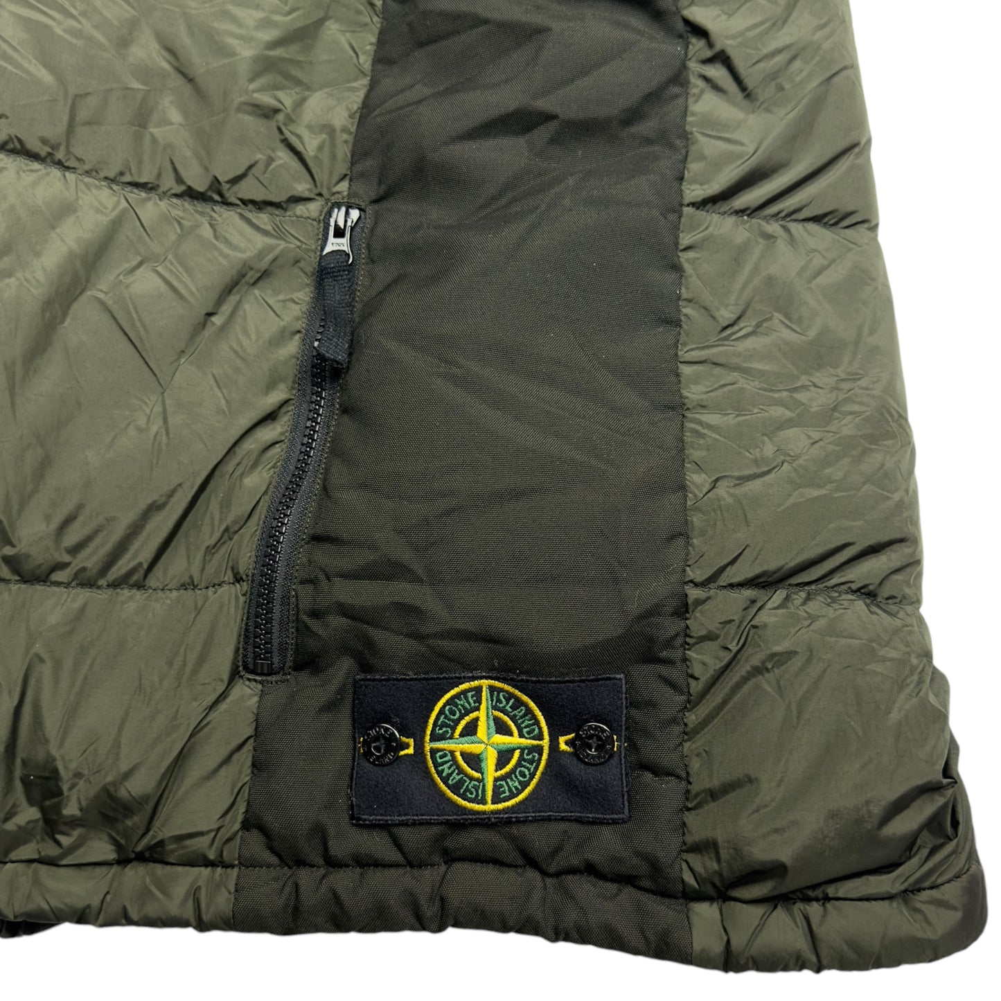 A/W 13 Stone Island Crinkle Reps NY Down Gilet - Khaki