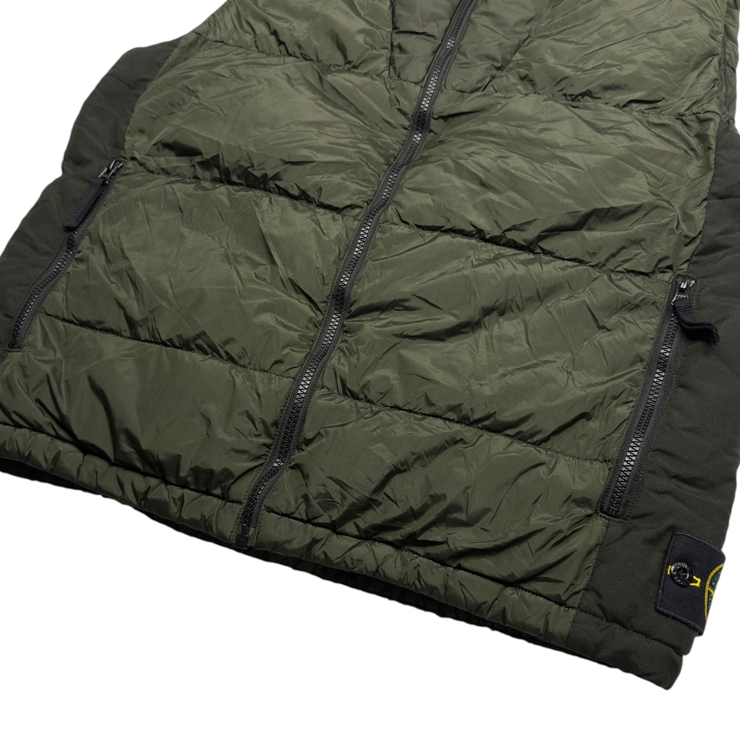 A/W 13 Stone Island Crinkle Reps NY Down Gilet - Khaki