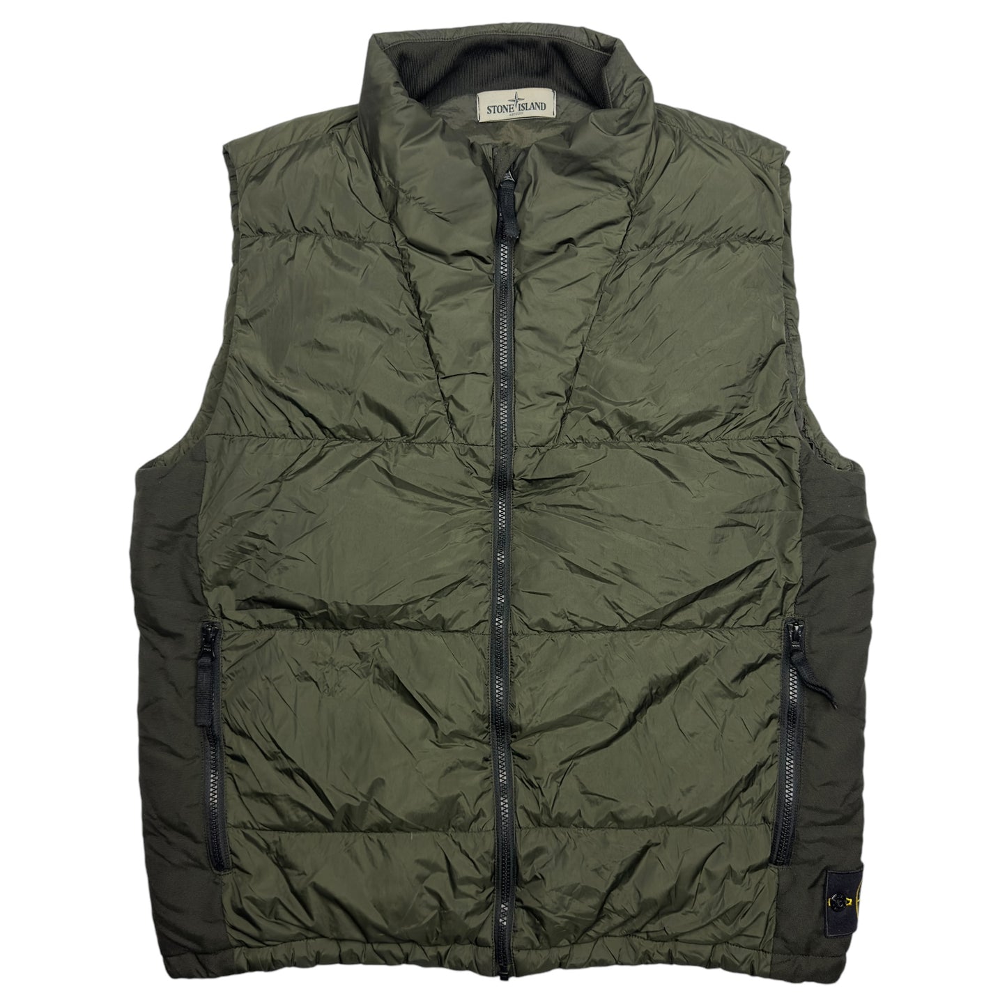 A/W 13 Stone Island Crinkle Reps NY Down Gilet - Khaki