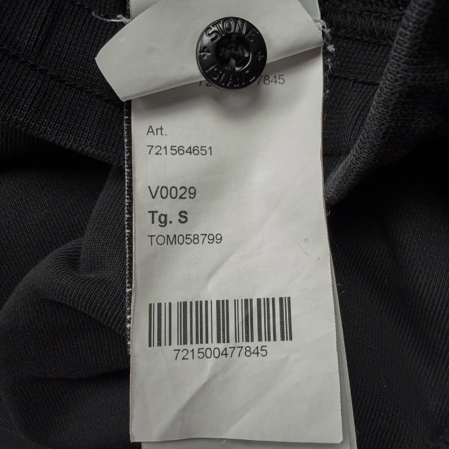 S/S 20 Stone Island Cotton Jersey Cargo Shorts - Black
