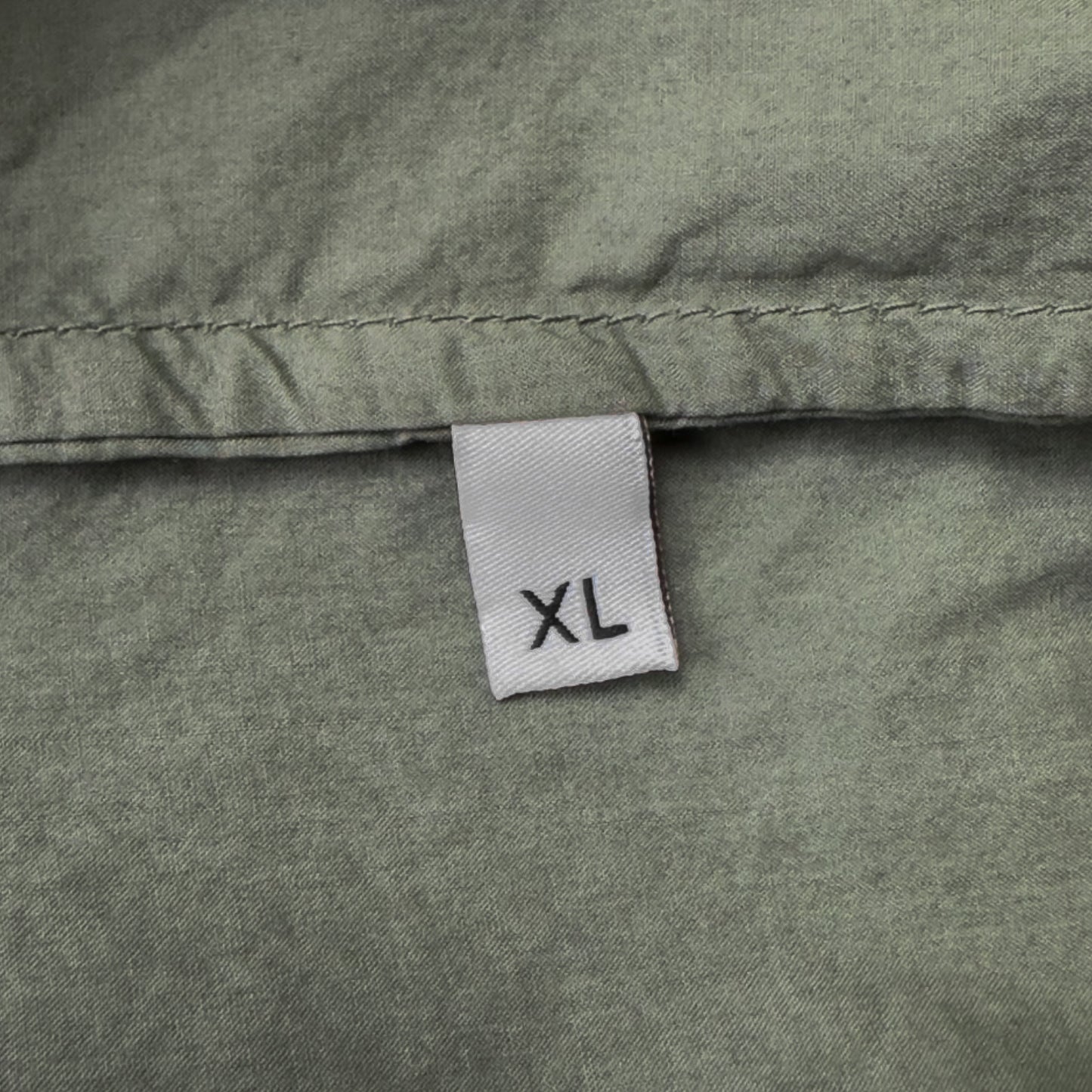 C.P. Company Button Up Cotton Overshirt - Sage Green