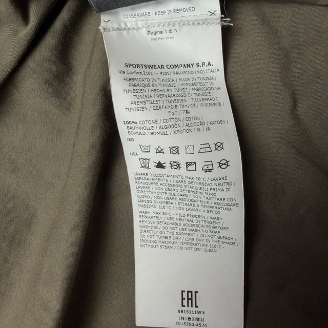 S/S 18 Stone Island Twin Pocket Cotton Overshirt - Khaki