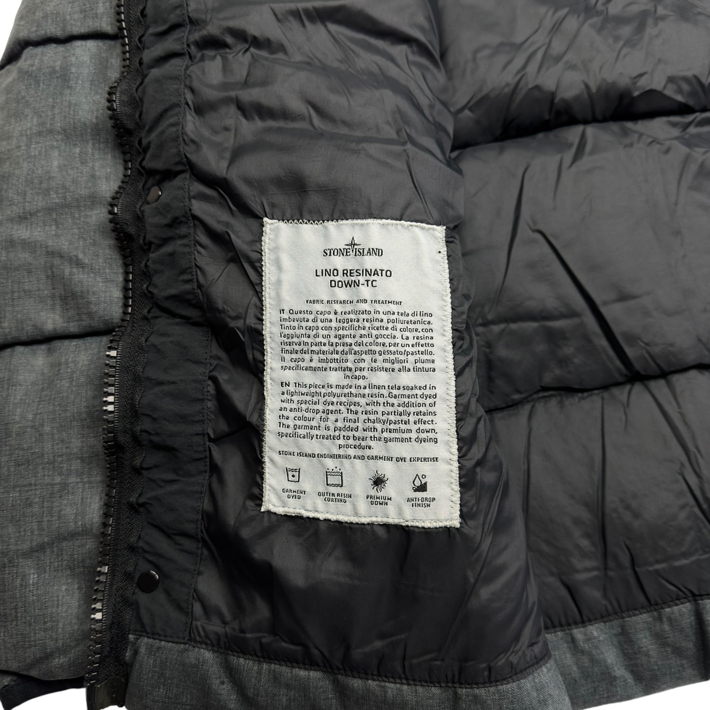 A/W 18 Stone Island Lino Resinato Down-TC Jacket