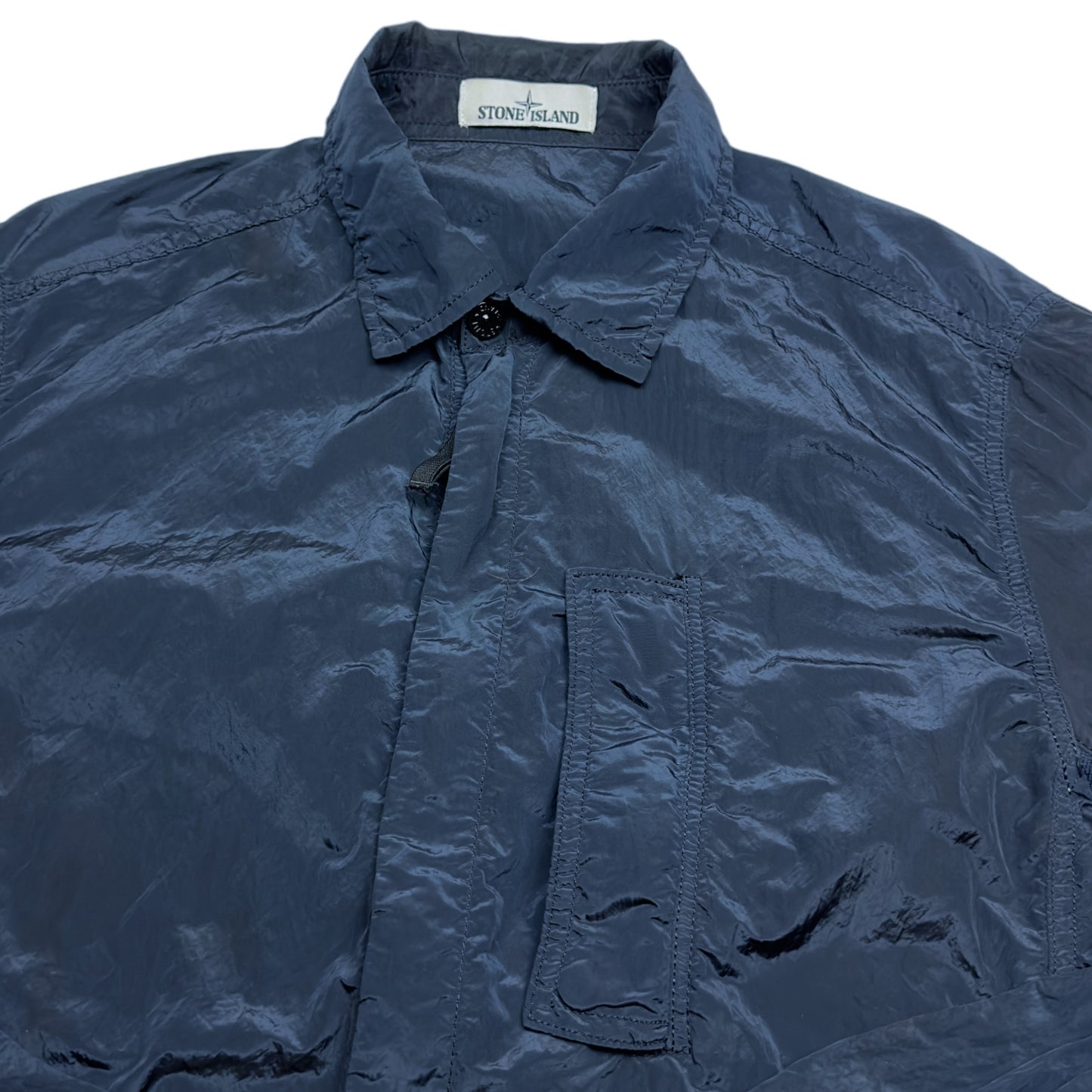 S/S 18 Stone Island Nylon Metal Overshirt - Navy