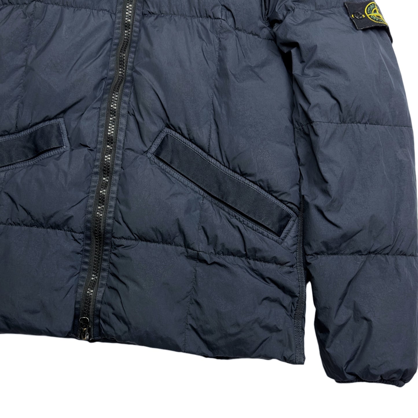 A/W 19 Stone Island Crinkle Reps NY Down Jacket - Navy