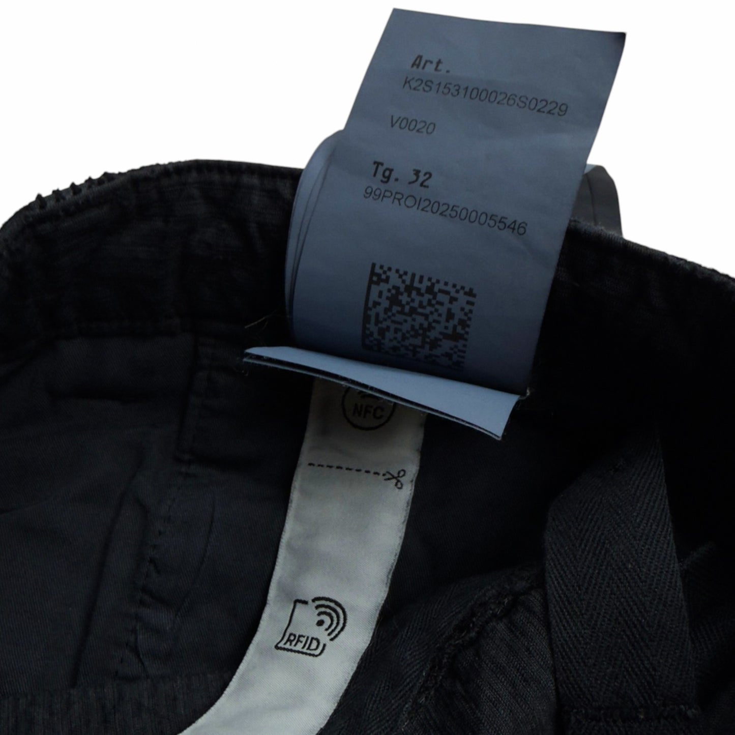 A/W 25 Stone Island Wrinkled Corduroy 500-TC Relaxed Trousers - Navy