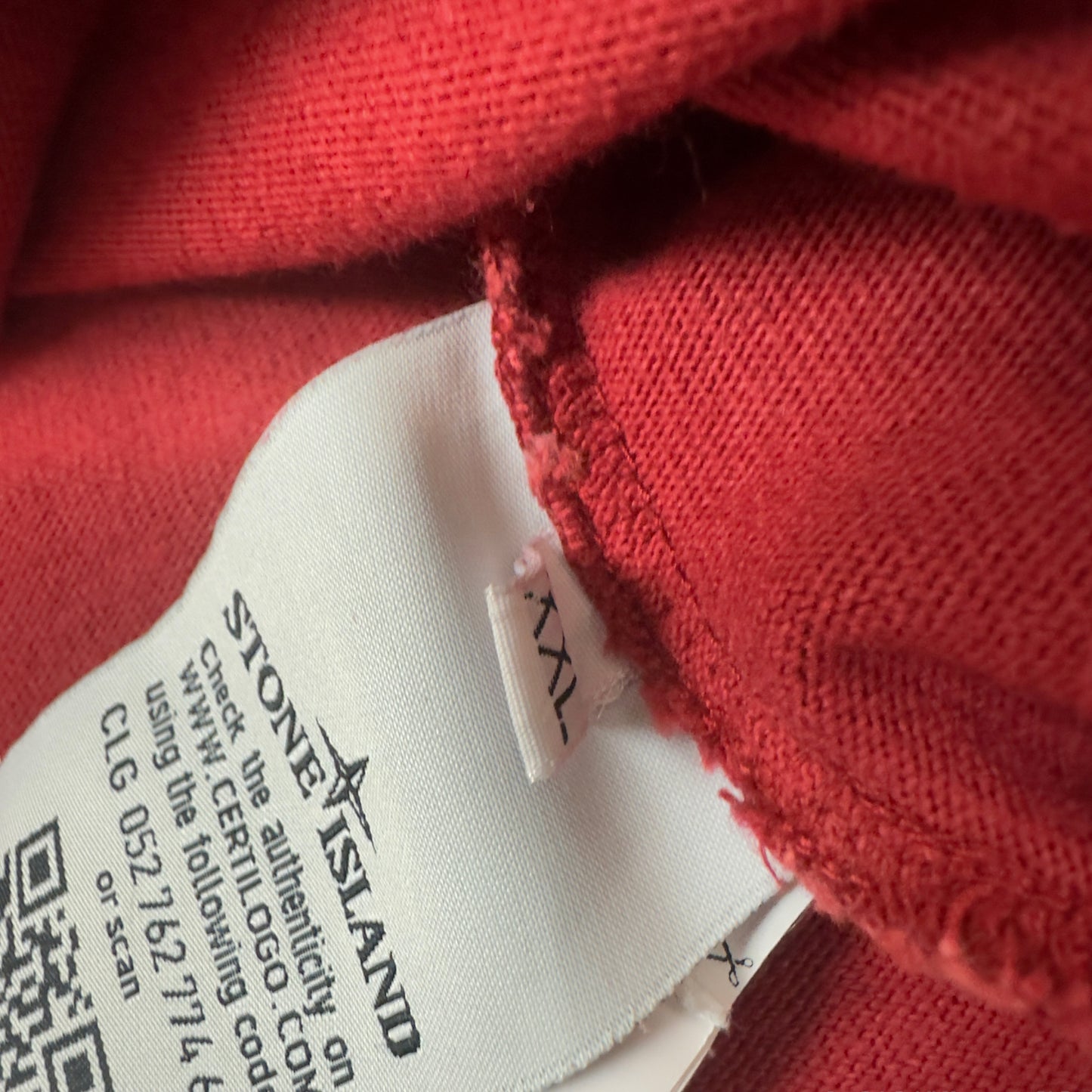 A/W 15 Stone Island Lightweight Cotton Sweater Red