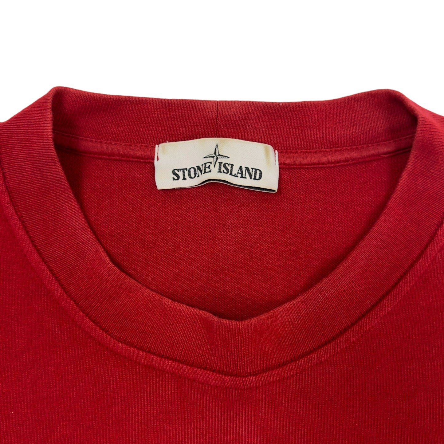 A/W 15 Stone Island Lightweight Cotton Sweater Red
