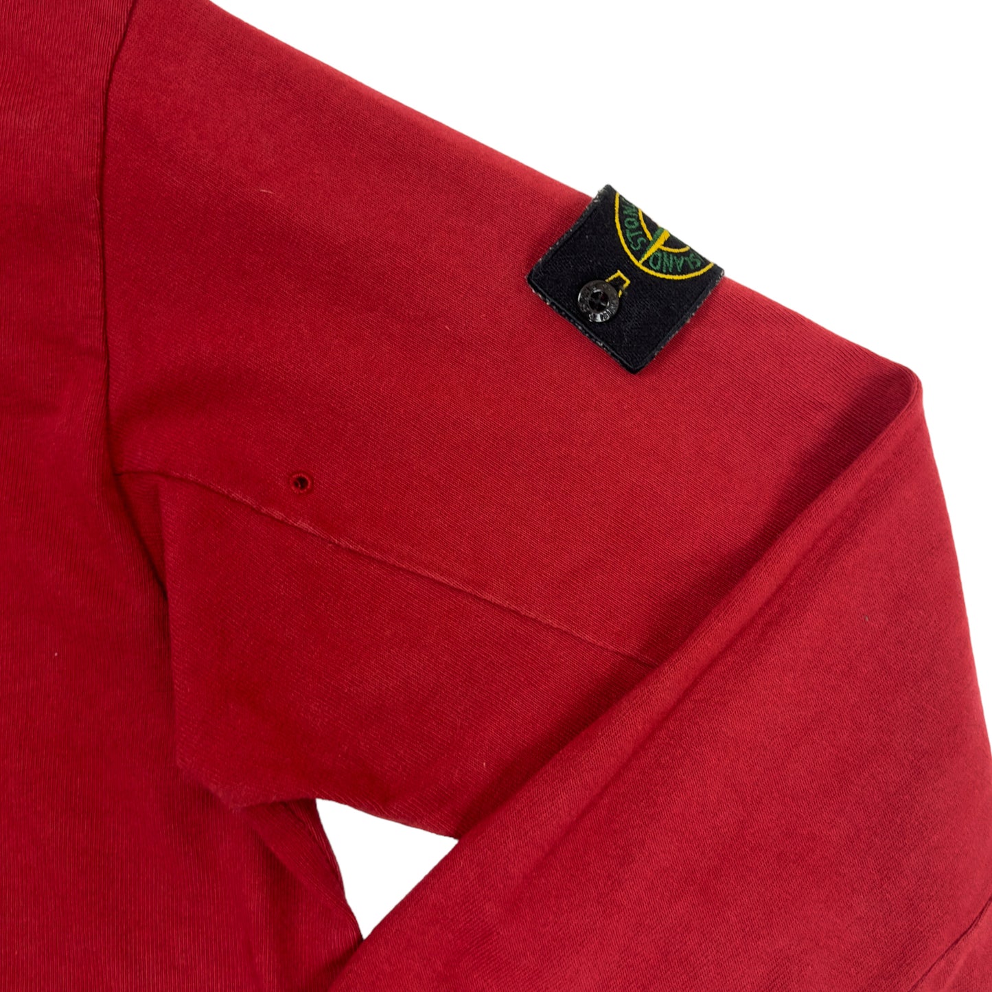 A/W 15 Stone Island Lightweight Cotton Sweater Red