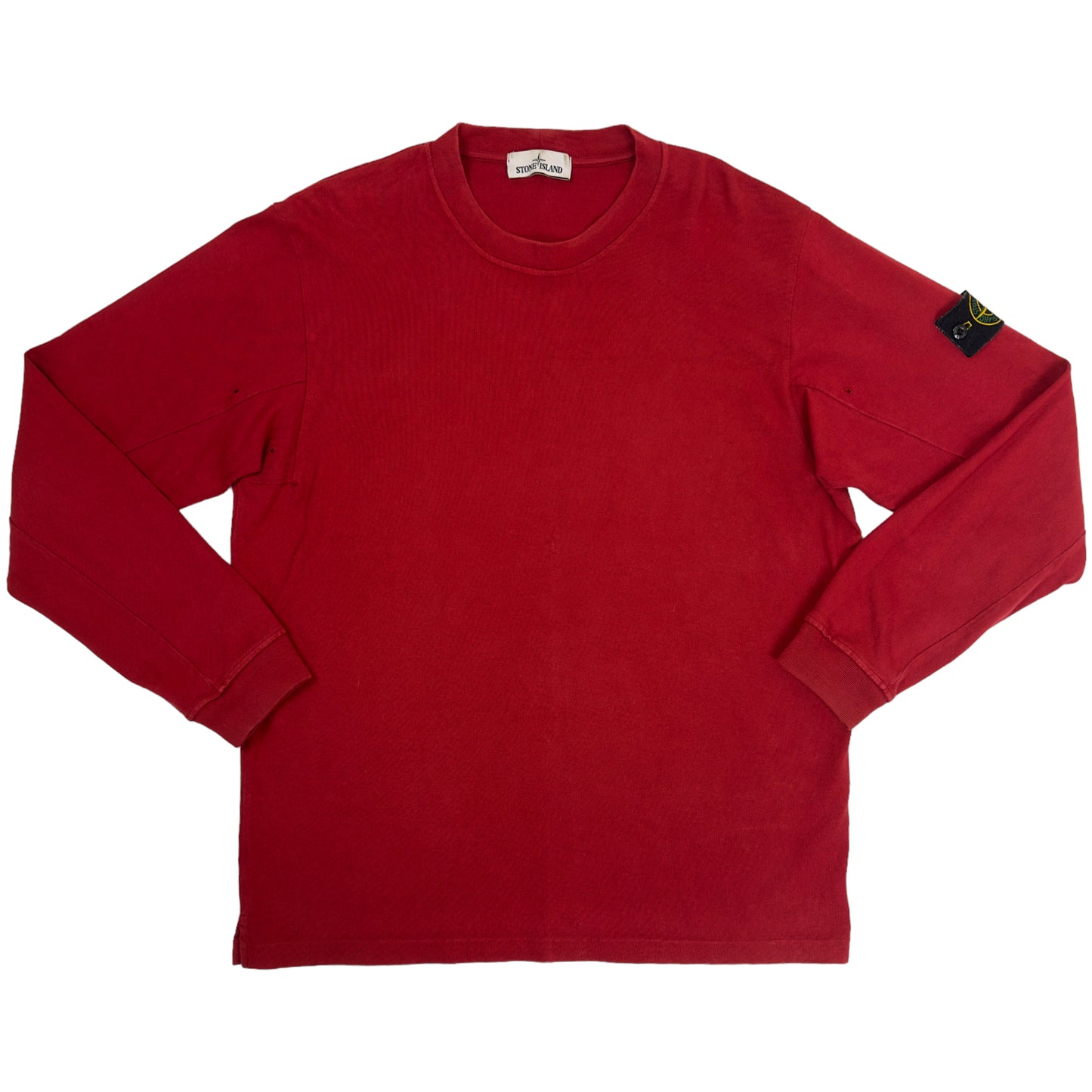 A/W 15 Stone Island Lightweight Cotton Sweater Red