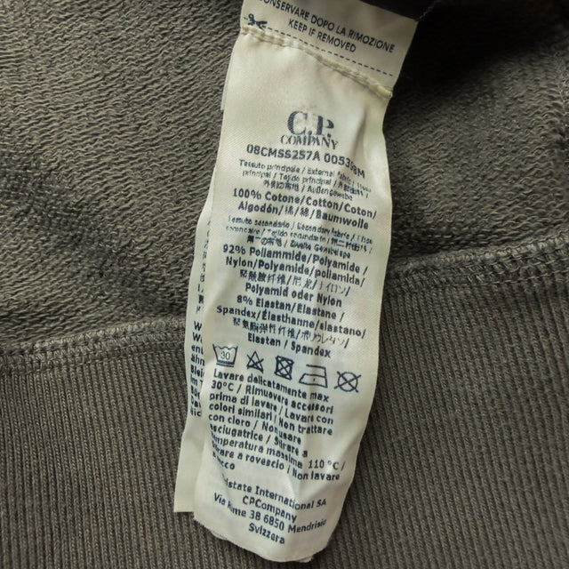 S/S 20 C.P. Company Mako Cotton Goggle Zip Hoodie - Olive Green
