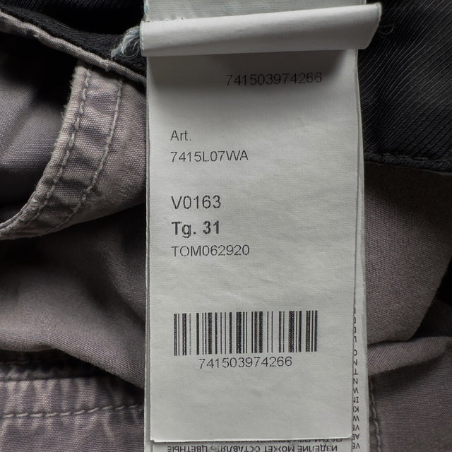 S/S 21 Stone Island Bermuda Cargo Shorts - Grey