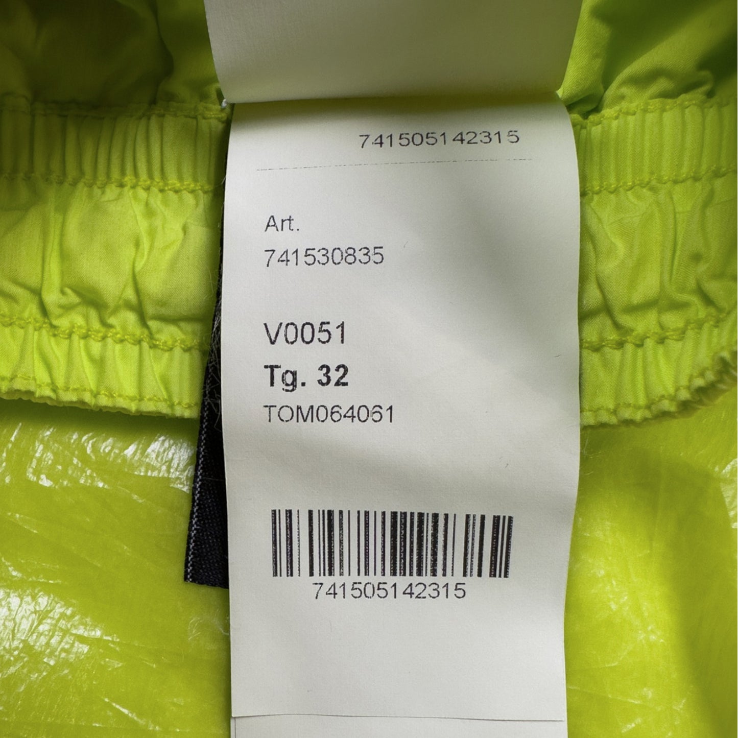 S/S 21 Stone Island Lucido TC Trousers - 32 RE - Yellow